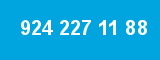 924 227 11 88 924 227 11 88